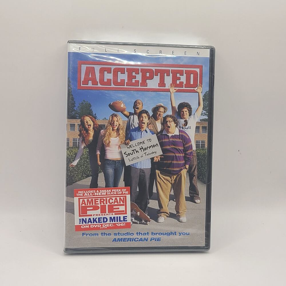 Accepted DVD, 2006, Widescreen Justin Long  Blake Lively New